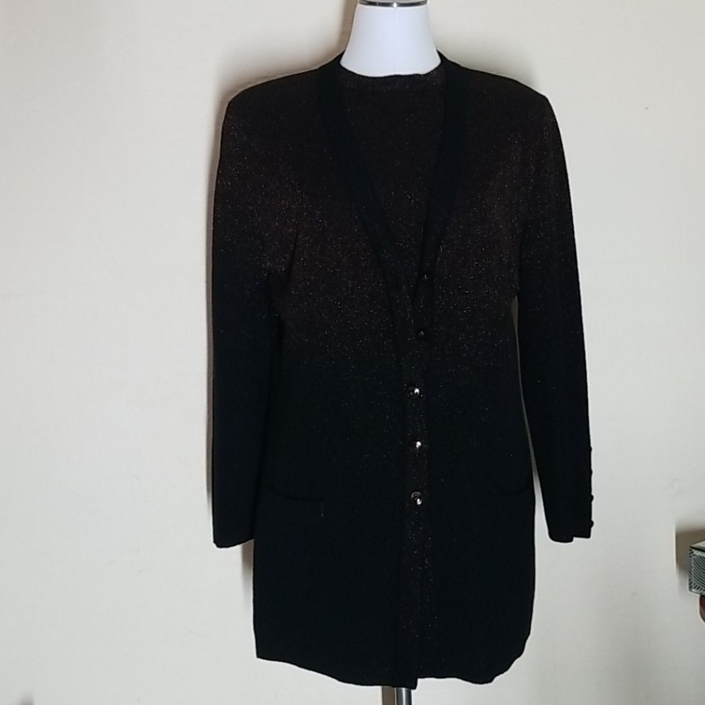 ESCADA MARGARETHA LEY 2PC SWEATER/UNDERSHIRT SZ 44